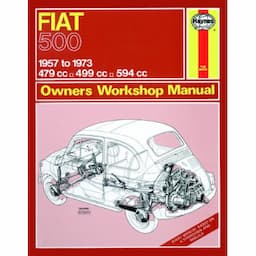 Haynes Manuel d&#39;atelier Fiat 500 (1957-1973) réimpression classique