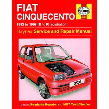 Haynes Workshop manual Fiat Cinquecento (1993-1998)