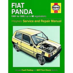 Haynes Workshop manual Fiat Panda (1981-1995) réimpression classique