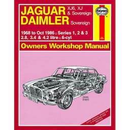 Manuel d&#39;atelier Haynes Jaguar XJ6, XJ &amp; Daimler Sovereign (1968-1986)