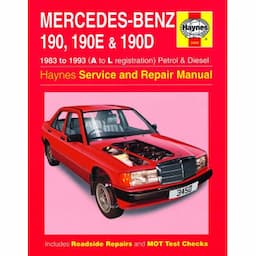 Manuel d&#39;atelier Haynes Mercedes-Benz 190, 190E et 190D Essence &amp; Diesel (1983-1993)