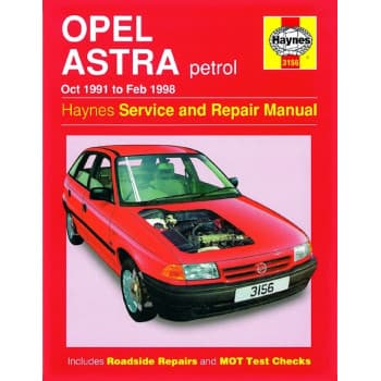 Haynes Workshop manual Opel Astra Essence (Oct 91 - Février 98)