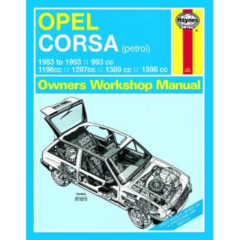 Haynes Workshop manual Opel Corsa Essence (1983-1993)