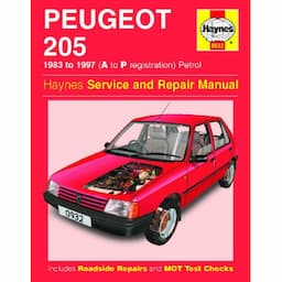 Haynes Workshop manuel Peugeot 205 essence (1983-1997)