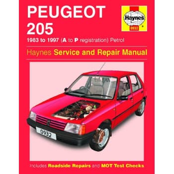 Haynes Workshop manuel Peugeot 205 essence (1983-1997)