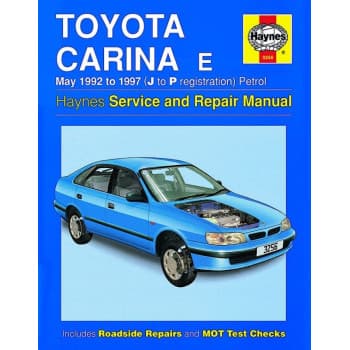 Haynes Workshop manuel Toyota Carina E essence (Mai 1992-1997)
