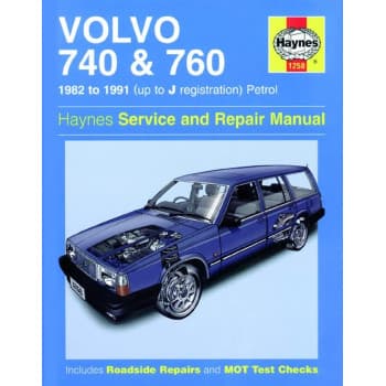 Haynes Workshop manual Volvo 740 & 760 Essence (1982-1991)