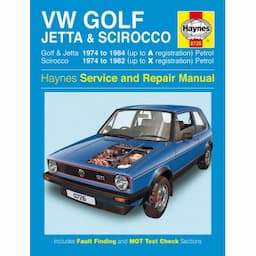 Haynes Manuel d’atelier VW Golf, Jetta &amp; Scirocco Mk 1 Essence 1.5, 1.6 &amp; 1.8 (1974-1984)