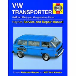 Haynes Workshop manual VW Transporter (refroidi par eau) essence (82 - 90) jusqu&#39;à H