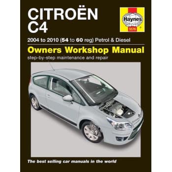 Haynes Manuel d'atelier Citroën C4 Essence & Diesel (2004? 2010)