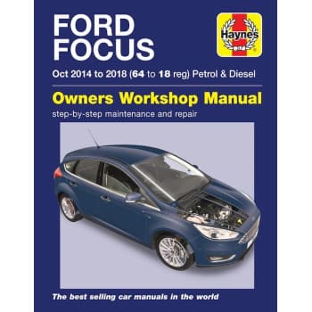 Haynes Manuel d'atelier Ford Focus Essence & Diesel (Oct 2014 - 2018)