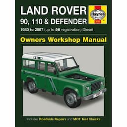 Haynes Manuel d&#39;atelier Land Rover 90, 110 &amp; Defender diesel (1983-2007)