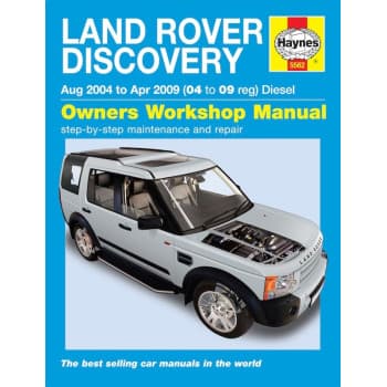 Manuel d'atelier Haynes Land Rover Discovery diesel (août 2004-avril.2009)