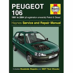 Haynes Manuel d&#39;atelier Peugeot 106 Essence &amp; Diesel (1991-2004)