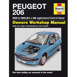 Haynes Manuel d&#39;atelier Peugeot 206 Essence &amp; Diesel (2002-2009)