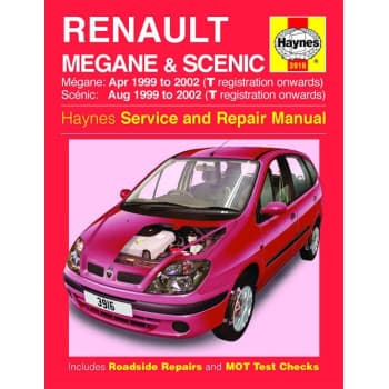 Manuel atelier Haynes Renault Mégane & Scénic Essence & Diesel (Avril 1999-2002)