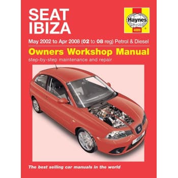 Manuel d'atelier Haynes Seat Ibiza Essence & Diesel (Mai 2002-Avril 2008)