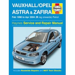 Haynes Workshop manual Opel Astra &amp; Zafira Essence (février 1998 - avril 2004)