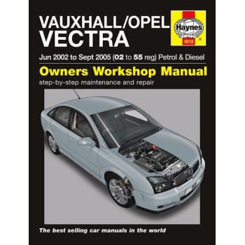 Manuel d'atelier Haynes Vauxhall / Opel Vectra Essence & Diesel (Juin 2002 - Septembre 2005)