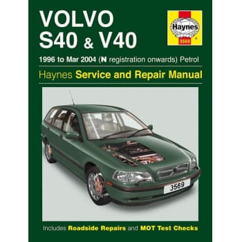 Haynes Workshop manual Volvo S40 & V40 Essence (1996 - Mars 2004)