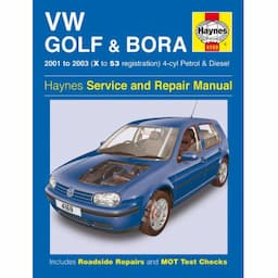 Haynes Manuel d&#39;atelier VW Golf &amp; Bora 4-cyl. essence et diesel (2001-2003)