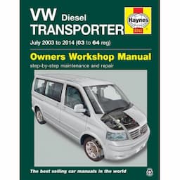 Haynes Workshop manual VW T5 Transporter (juillet 2003-2015)