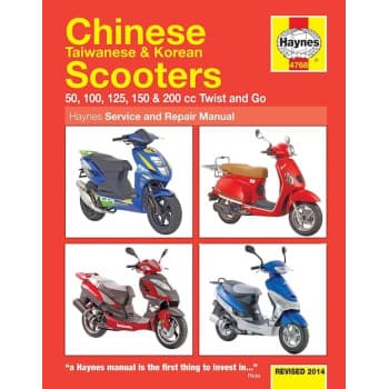 Scooters Chinois, Taïwanais et Coréen 50cc, 125cc et 150cc (04-14)