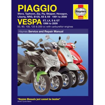 Piaggio &amp; Vespa Scooters (91 - 09)