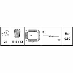 Indicateur de pression d'huile