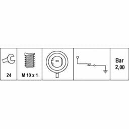Indicateur de pression d'huile