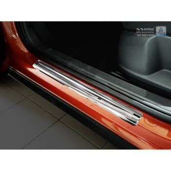 Seuils de porte inox Volkswagen T-Roc 2017- - 'Sportline' - 4 pièces
