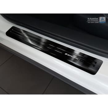 Seuils de portes Inox noirs Mazda CX-5 2012-2017 4 pièces