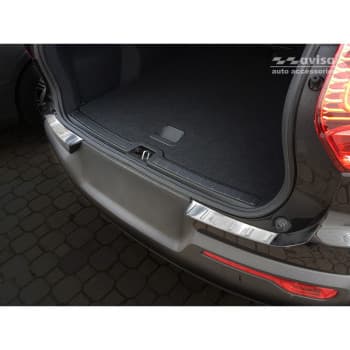 Protection de pare-chocs arrière en acier inoxydable Volvo XC40 2018- 'RIbs' (2 parties)