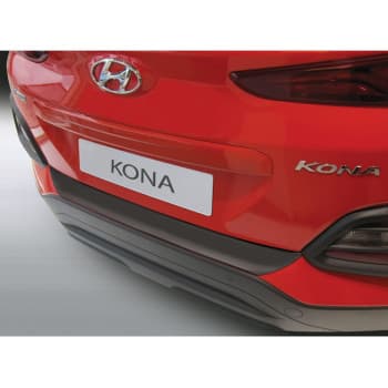 Protection de seuil arrière en ABS Hyundai Kona 7 / 2017- Noir