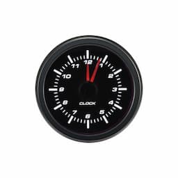 Horloge analogique noire pour instrument de performance 52 mm