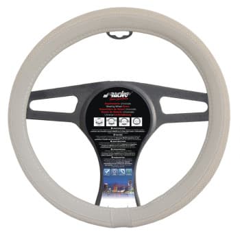 Couvre Volant Simoni Racing 500 Simili Cuir Blanc