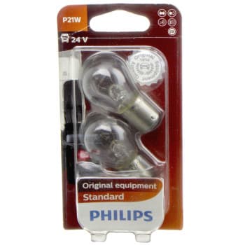 Philips 13498B2 BA15s P21W 24V set de 2 pièces