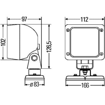 Werkl UltraBeam 12V extra large avec aimant