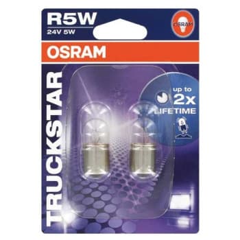 Osram Truckstar 24v R5W BA15s