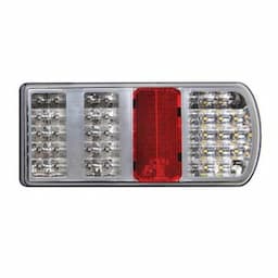 Feu arrière 43 LED droite 225x105mm