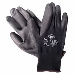 Gants Pu-Flex noir taille 10 (XL)