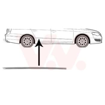 Baguette et bande protectrice, porte