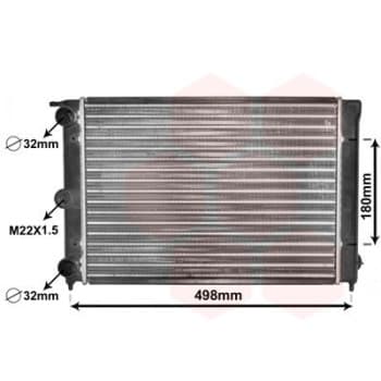 Radiateur, refroidissement du moteur 58002039 International Radiators