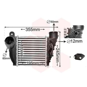 Intercooler, échangeur *** IR PLUS *** 58004200 International Radiators Plus