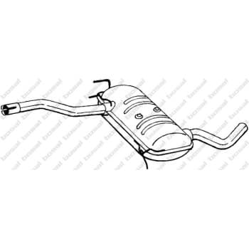 Silencieux central 278-547 Bosal