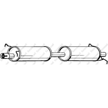 Silencieux central 280-053 Bosal