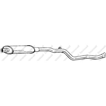 Silencieux central 282-001 Bosal