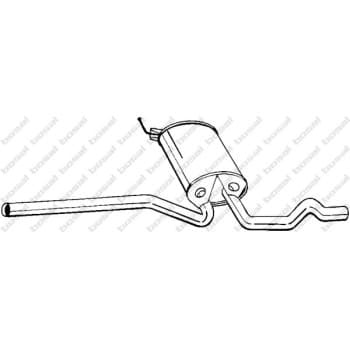 Silencieux central 282-733 Bosal