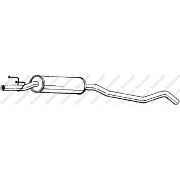 Silencieux central 283-583 Bosal
