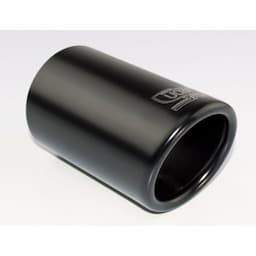 Embout d&#39;échappement Ulter Sport - Rond 70mm - Longueur 120mm - Montage 40-60mm - Inox Noir